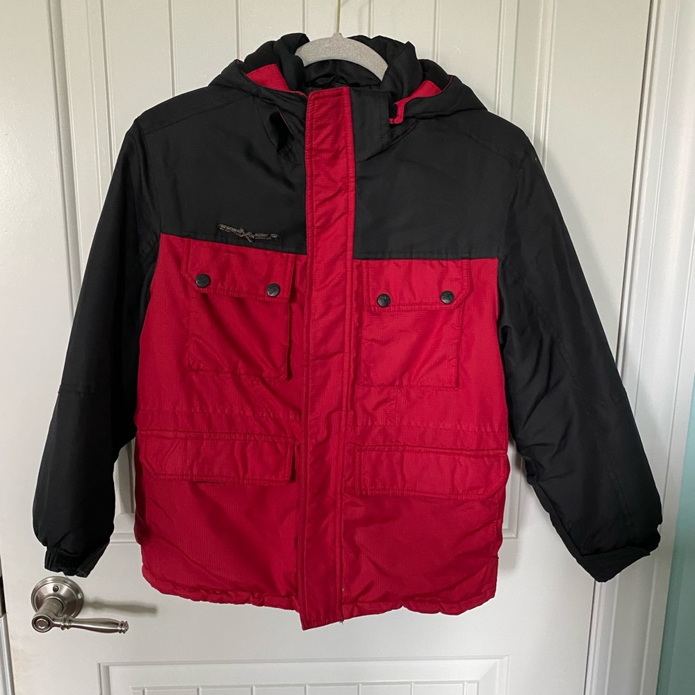 Youth Red/black Winter Jacket